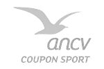 logo noir et blanc coupon sport ancv